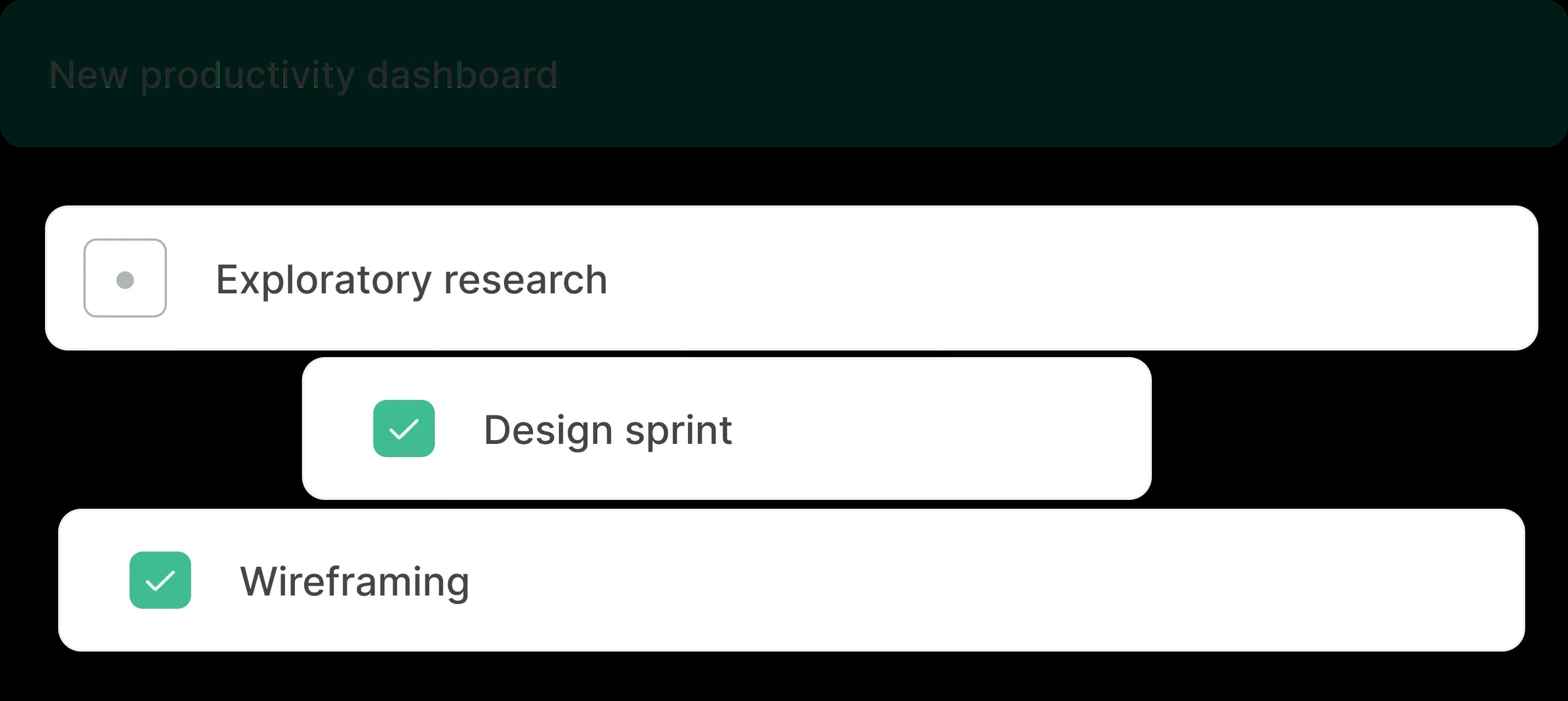 Project roadmap visualization showing timeline and milestones for project planning